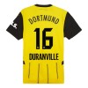 Maillot de Supporter Borussia Dortmund Duranville 16 Domicile 2024-25 Pour Homme